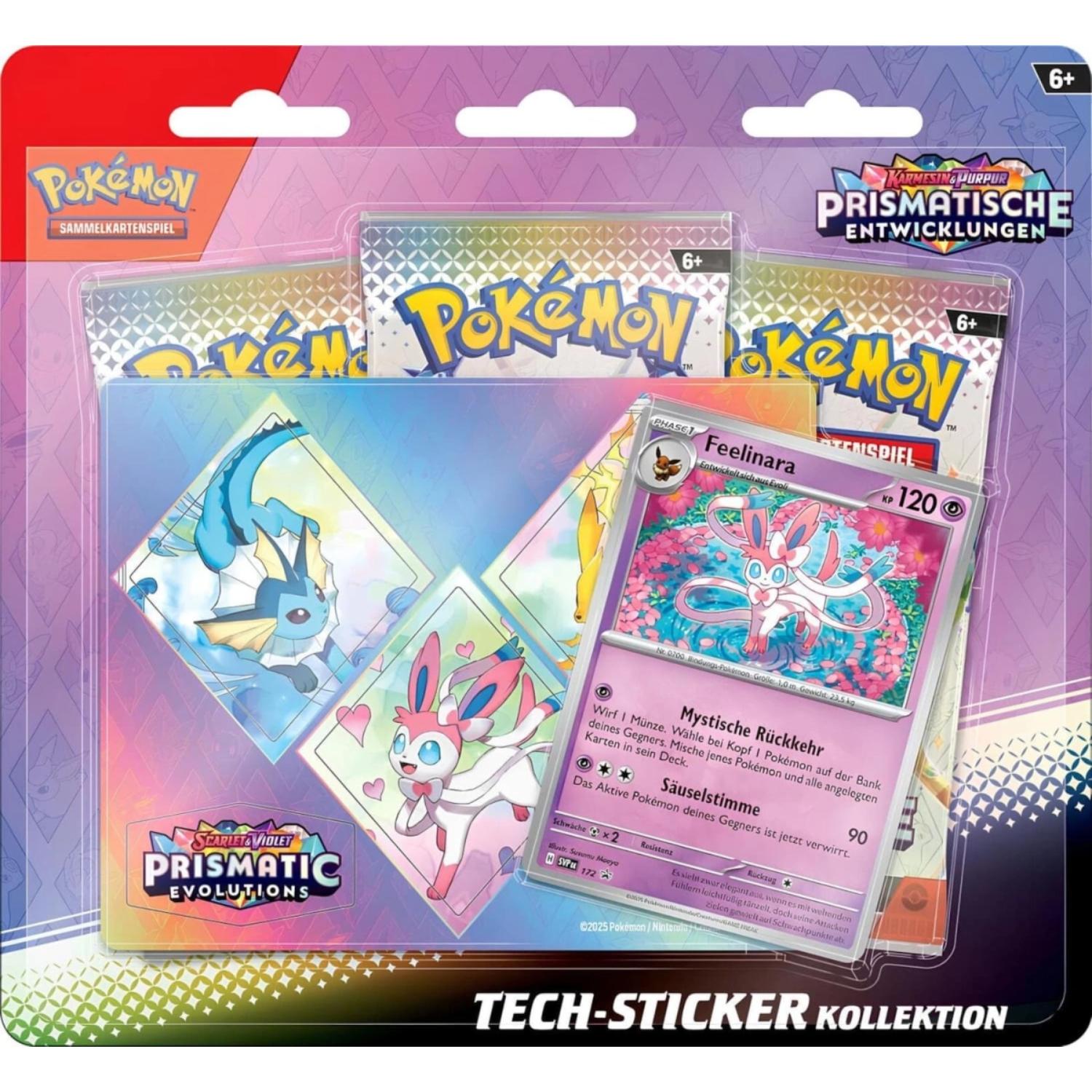 Pokémon Prismatische Entwicklungen Tech Sticker Kollektion Feelinara deutsch