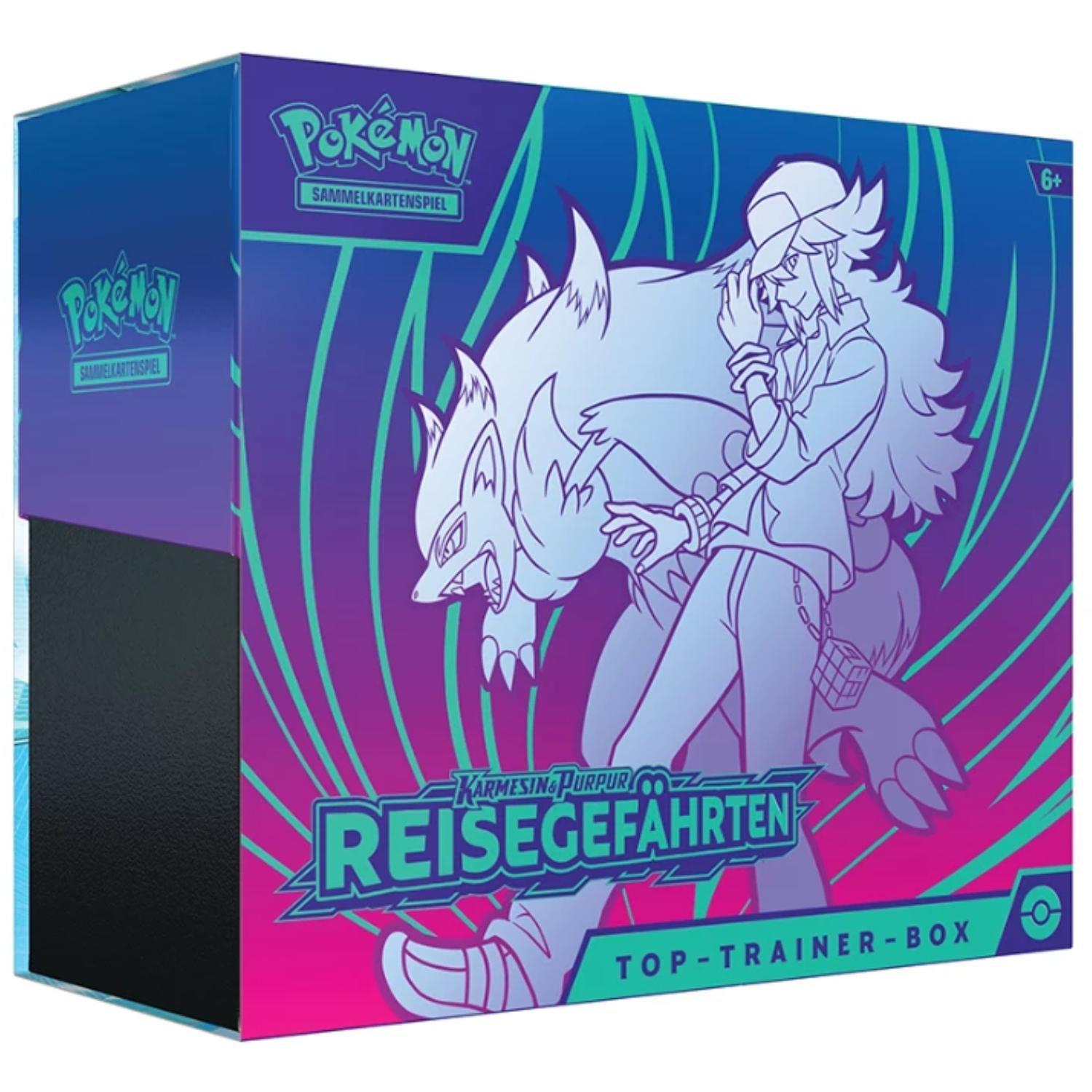 Pokémon Karmesin & Purpur Reisegefährten Top Trainer Box deutsch