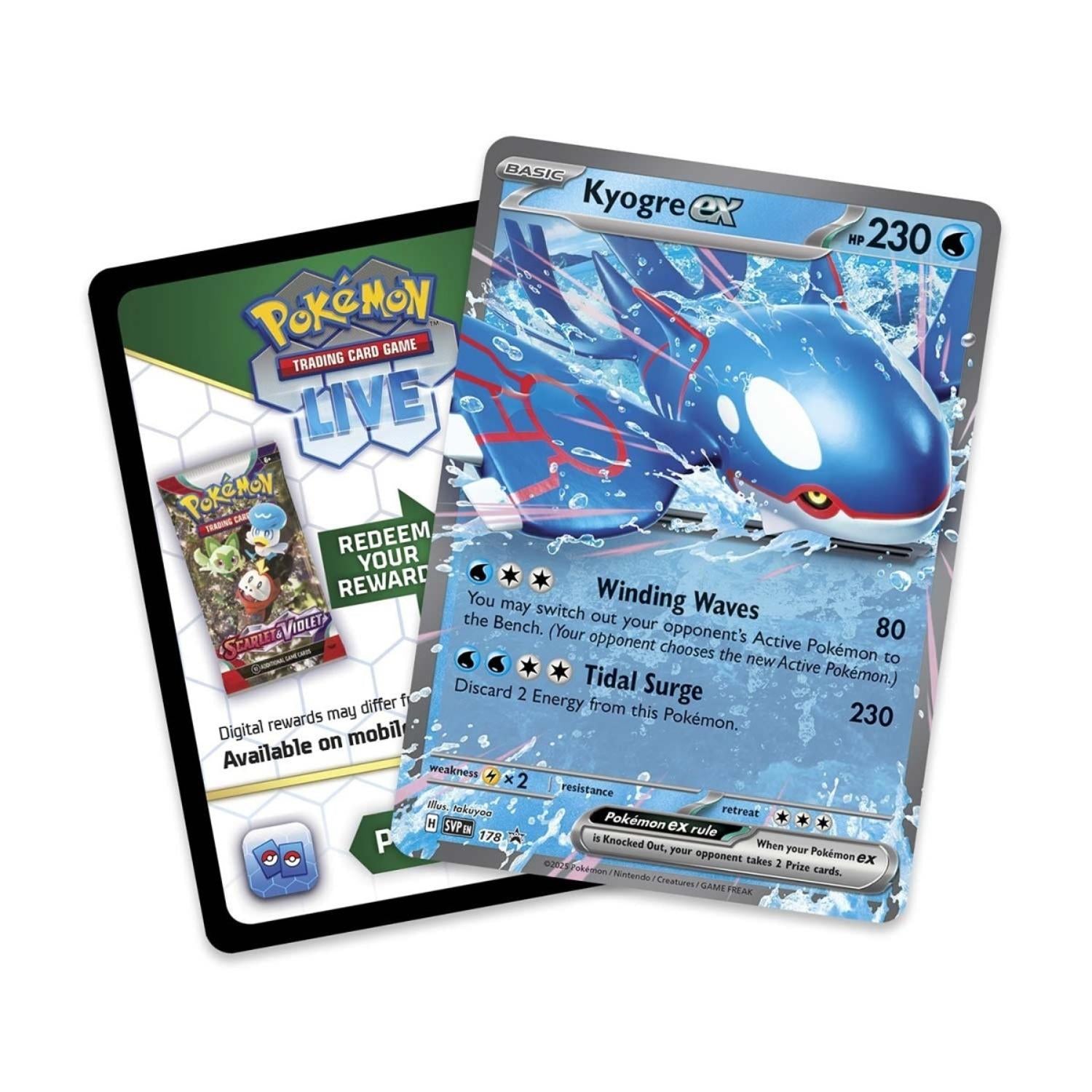 Pokémon Azure Legends Kyogre ex Tin englisch