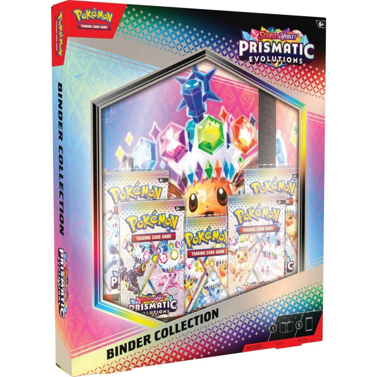 Pokémon Scarlet & Violet Prismatic Evolutions Binder Collection englisch