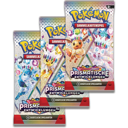 Pokémon Prismatische Entwicklungen Tech StickerKollektion Folipurba deutsch