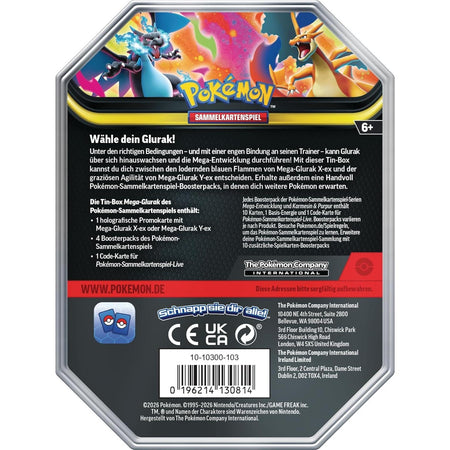 Pokémon Mega Entwicklung Glurak X Tin deutsch