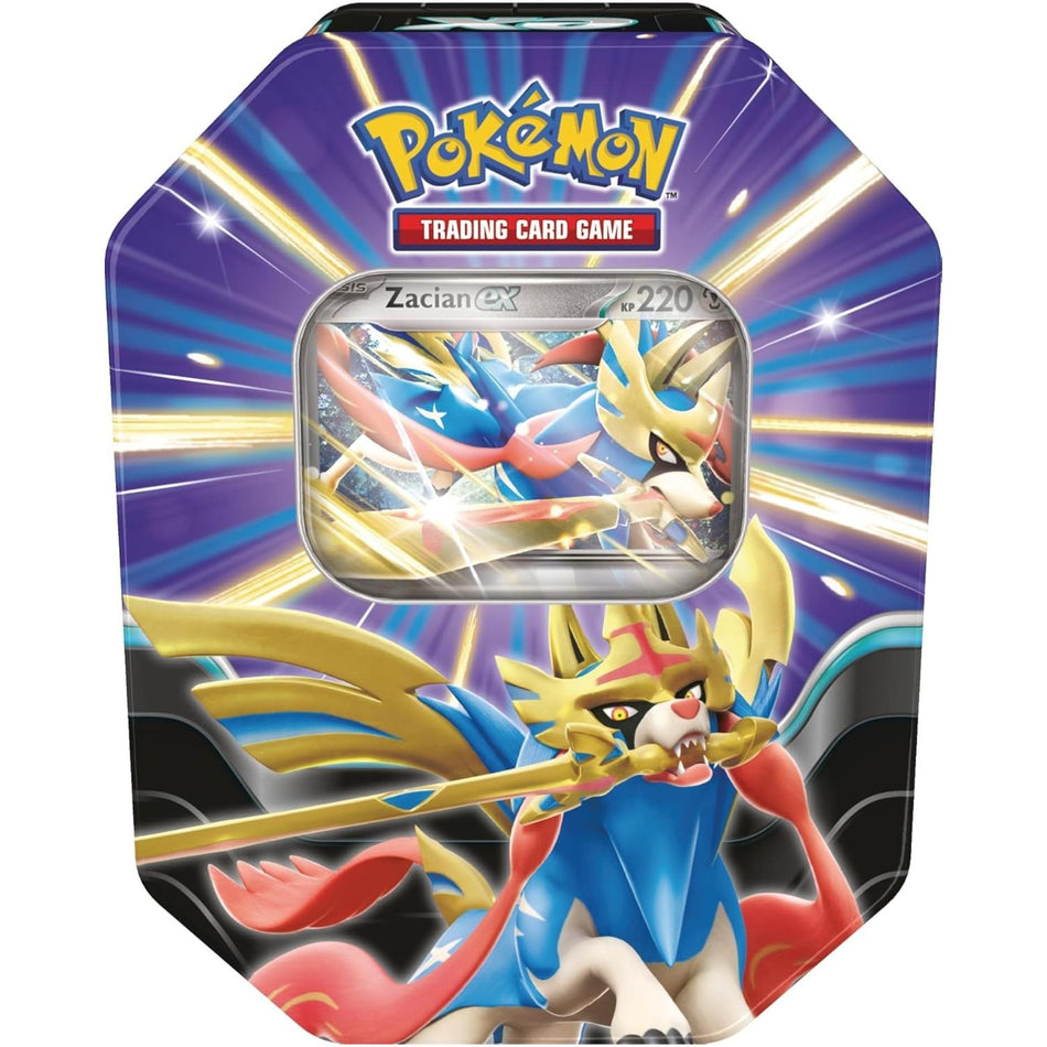 Pokémon Slashing Legends Tins Zacian ex Tin Box german
