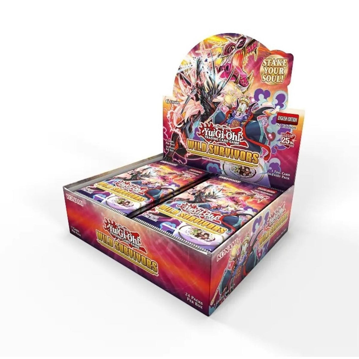 Yu-Gi-Oh! Wild Survivors Display englisch