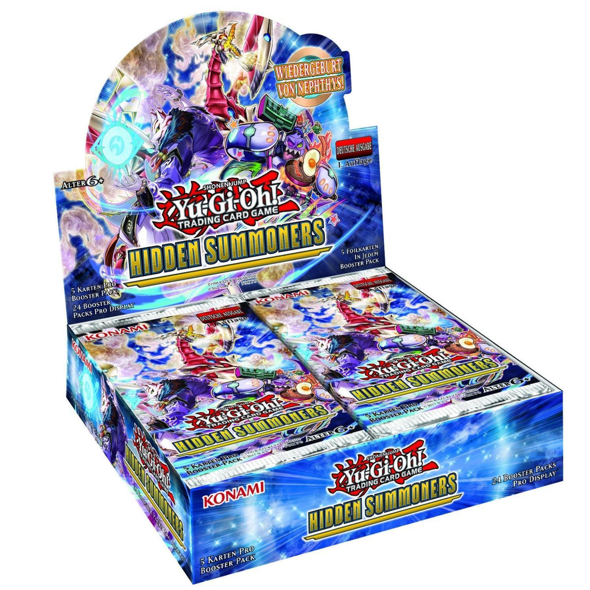 Yu-Gi-Oh! Hidden Summoners Display 24 Booster Box sealed deutsch