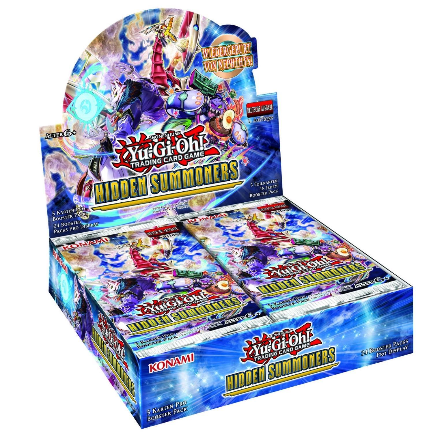 Yu-Gi-Oh! Hidden Summoners Display 24 Booster Box sealed deutsch