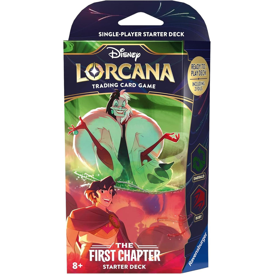 Disney Lorcana The First Chapter Emerald & Ruby Starter Deck englisch