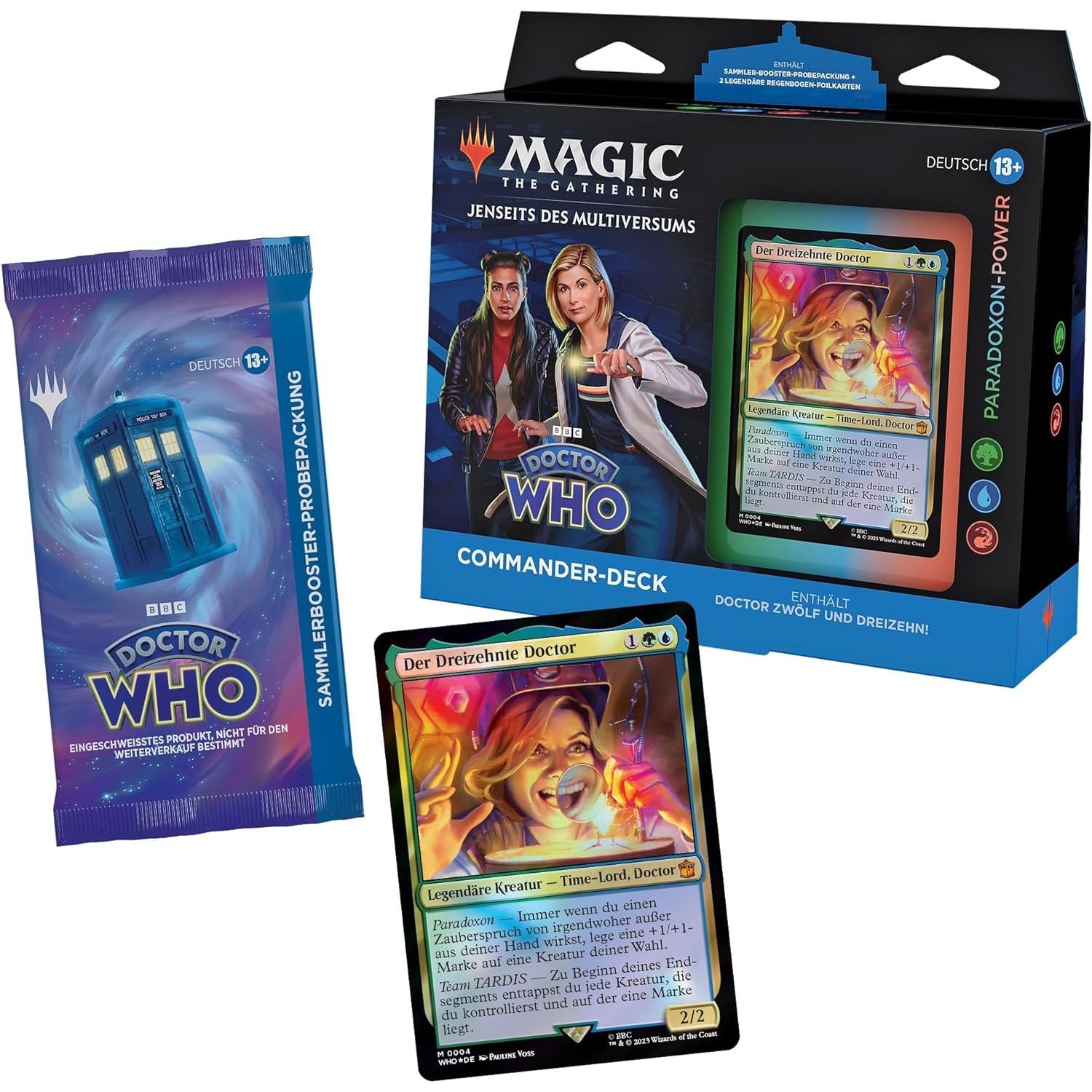 Magic The Gathering Dr Who Commander Deck Paradoxon Power deutsch