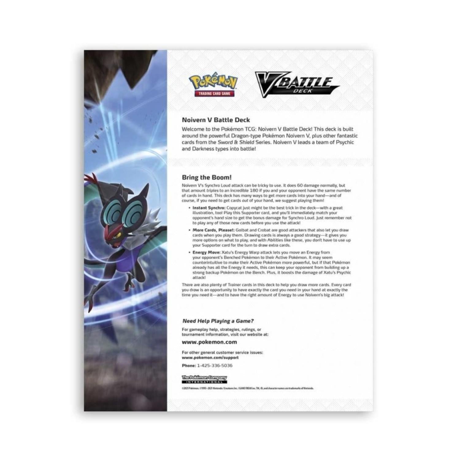 Pokemon Noivern V Battle Deck englisch