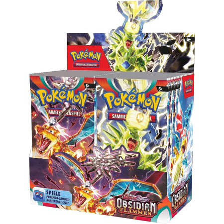 Pokemon Karmesin & Purpur Obsidian Flammen Display deutsch