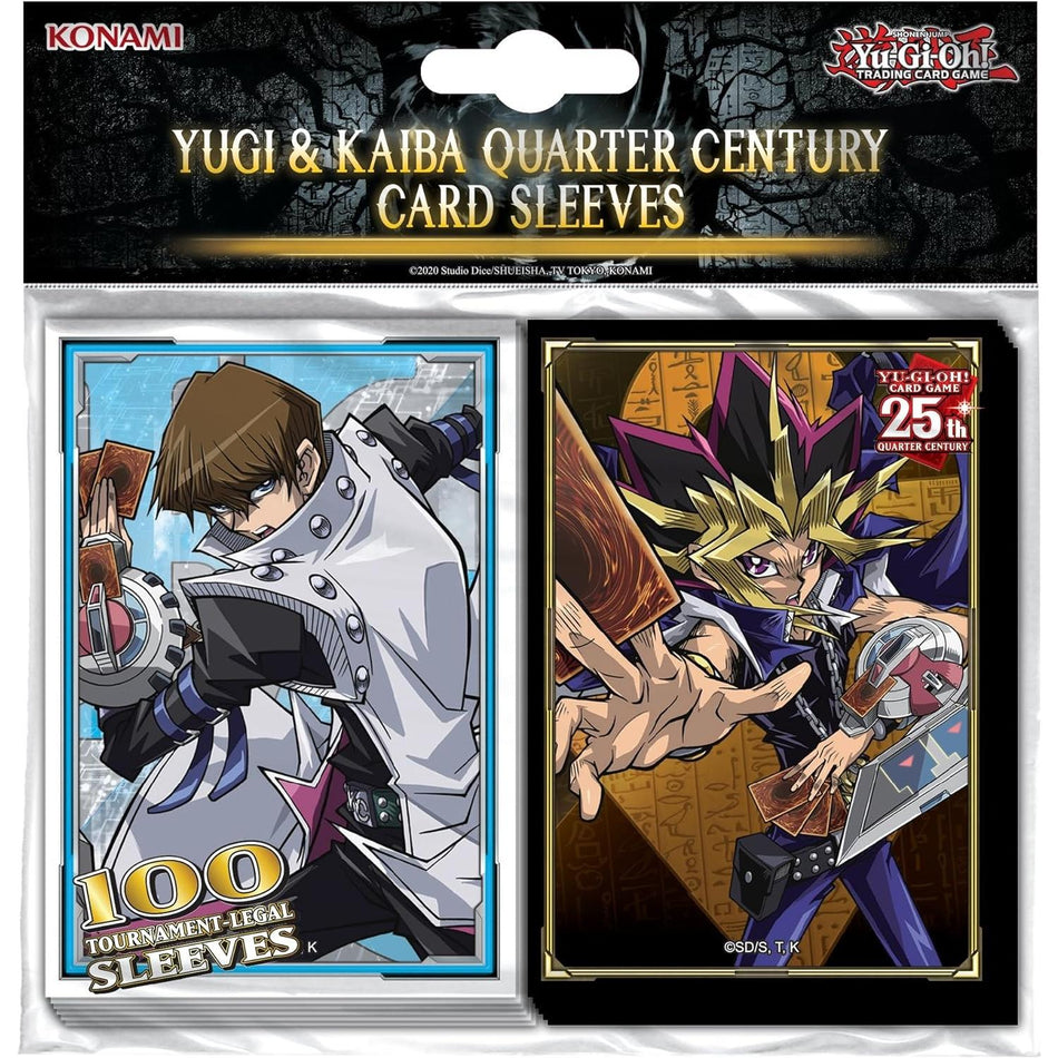 Yu-Gi-Oh! Yugi & Kaiba Quarter Century Card Sleeves 50/50