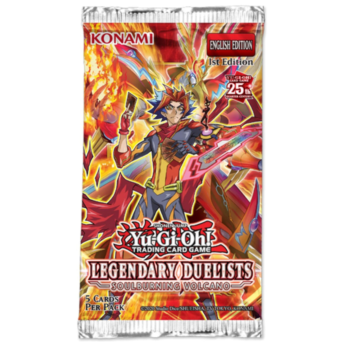 Yu-Gi-Oh! Legendary Duelists Soulburning Volcano Booster Display englisch