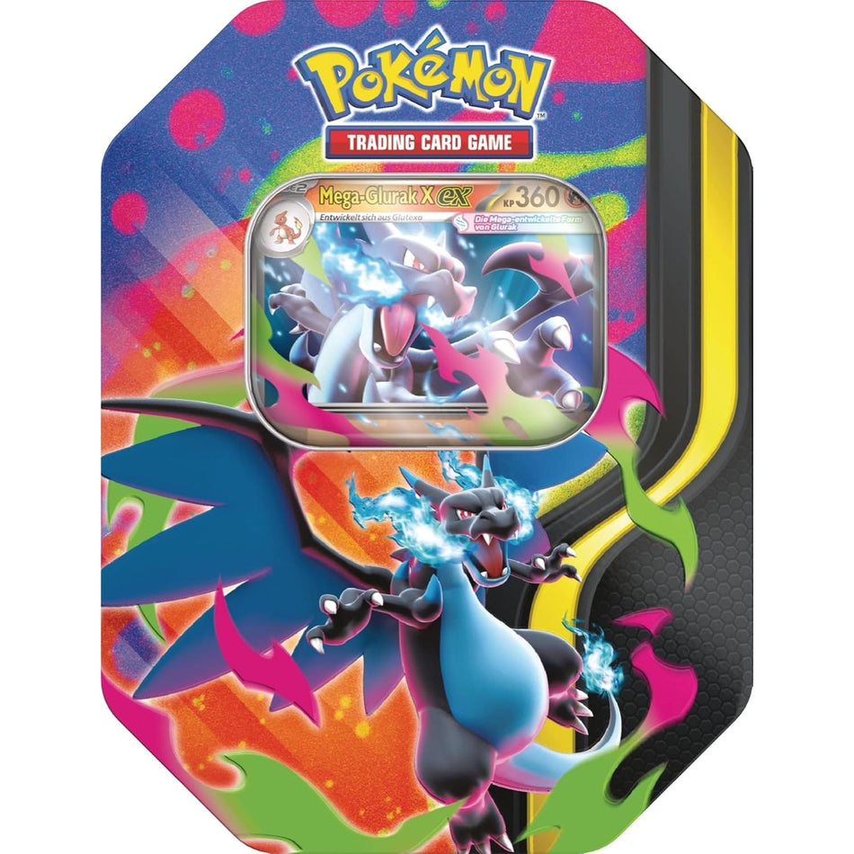 Pokemon Mega Evolution Mega Charizard X ex Tin german