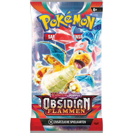 Pokemon Karmesin & Purpur Obsidian Flammen Display deutsch