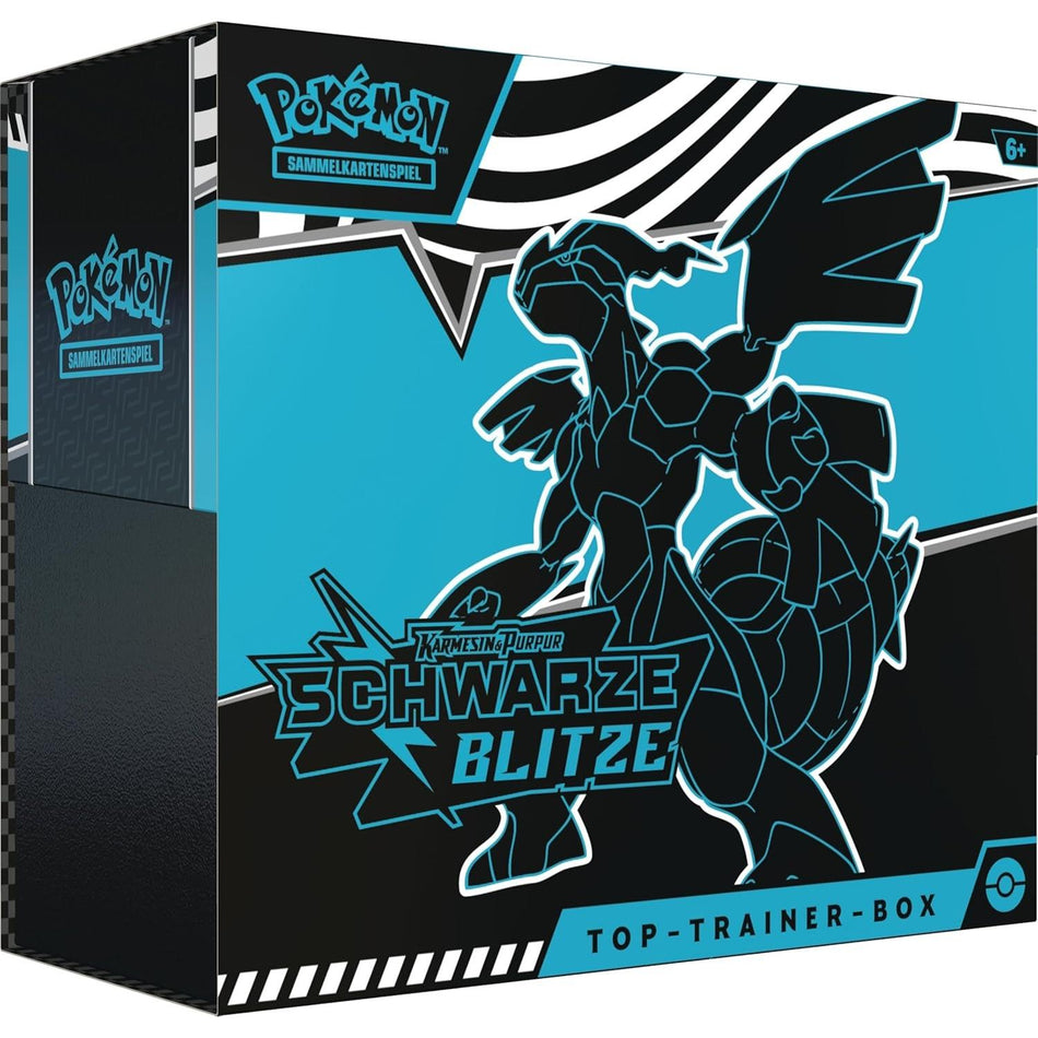 Pokemon Scarlet & Violet Black Bolt Top Trainer Box german