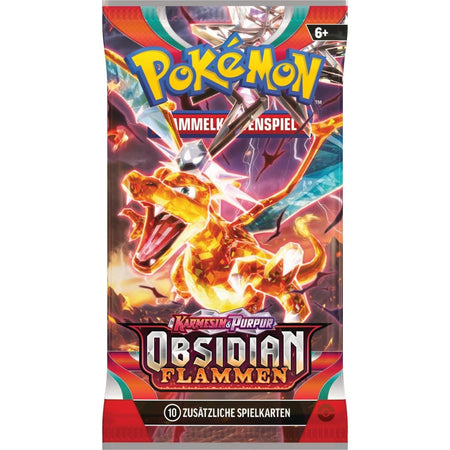 Pokemon Karmesin & Purpur Obsidian Flammen Display deutsch