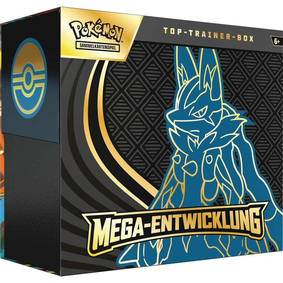 Pokémon Mega Evolution Mega Lucario Top Trainer Box german