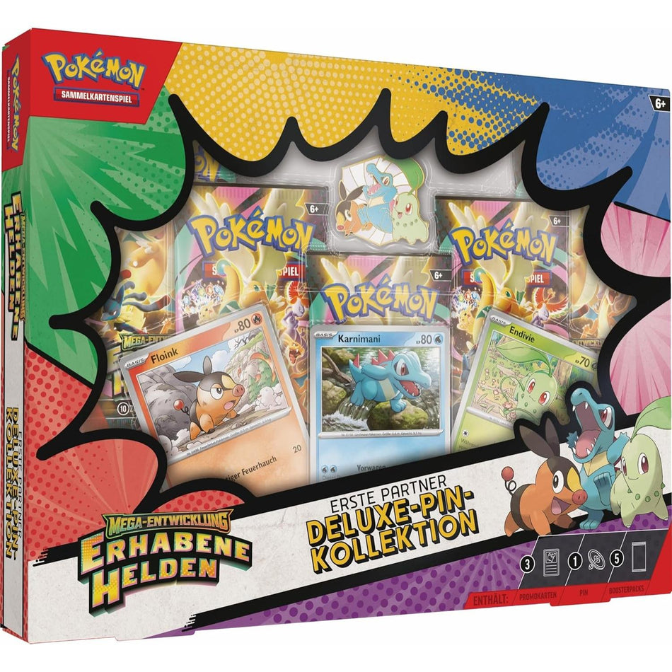 Pokemon Ascended Heroes First Partners Deluxe Pin Collection german