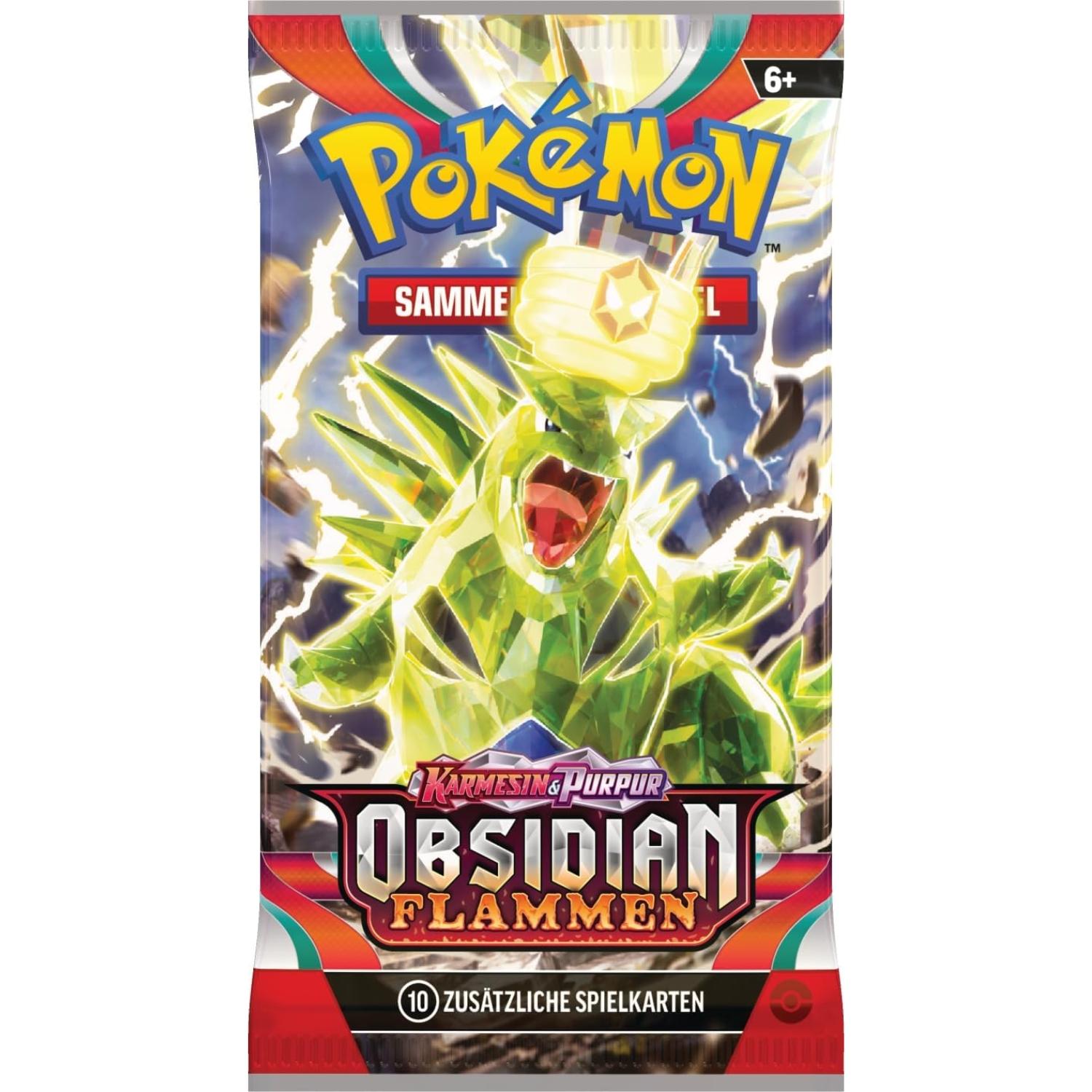 Pokemon Karmesin & Purpur Obsidian Flammen Display deutsch