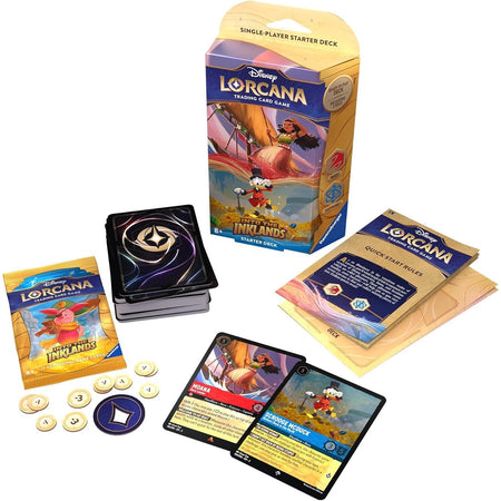 Disney Lorcana Into the Inklands Ruby & Sapphire Starter Deck englisch