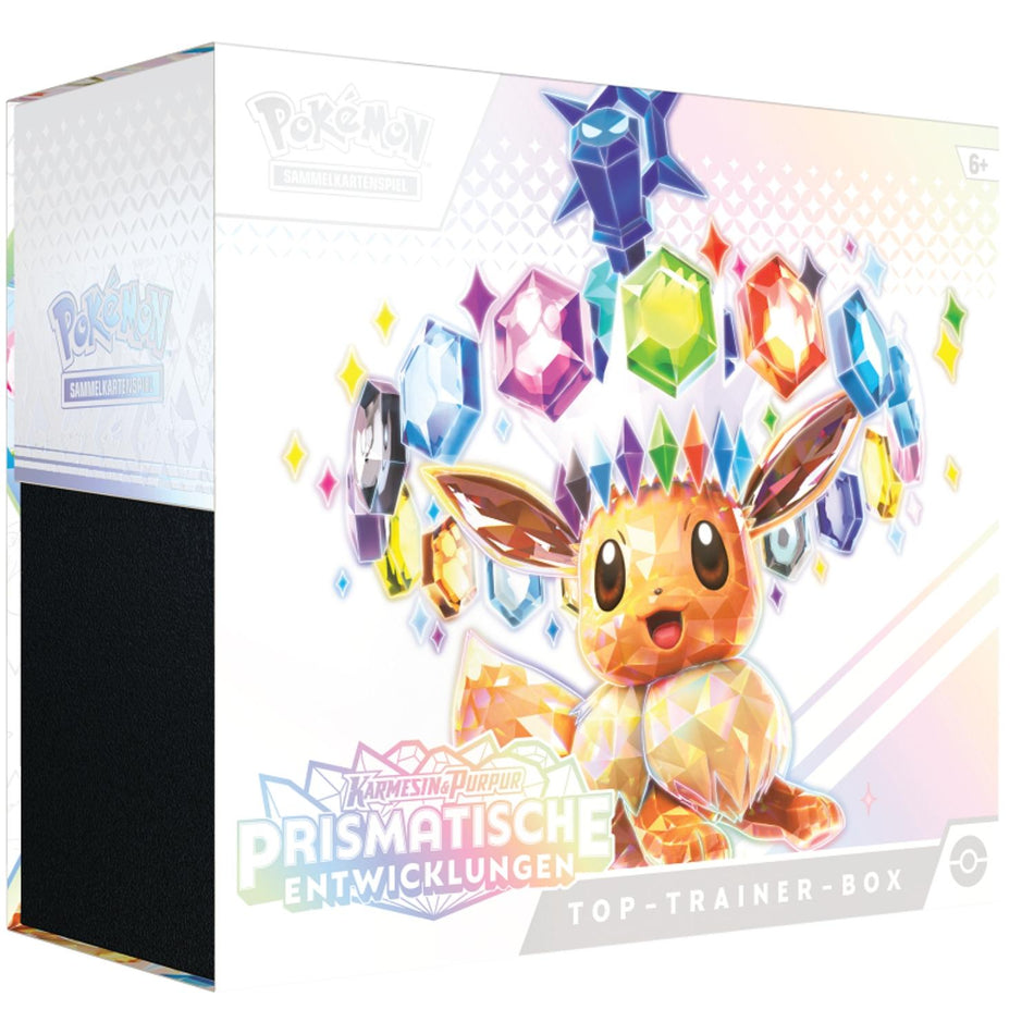 Pokémon Scarlet & Violet Prismatic Evolutions Top Trainer Box german
